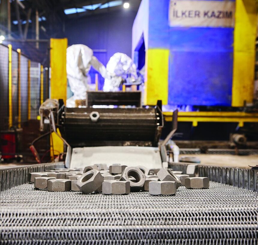 Automated hot forging line with robotic handling at the Kaleliler plant
